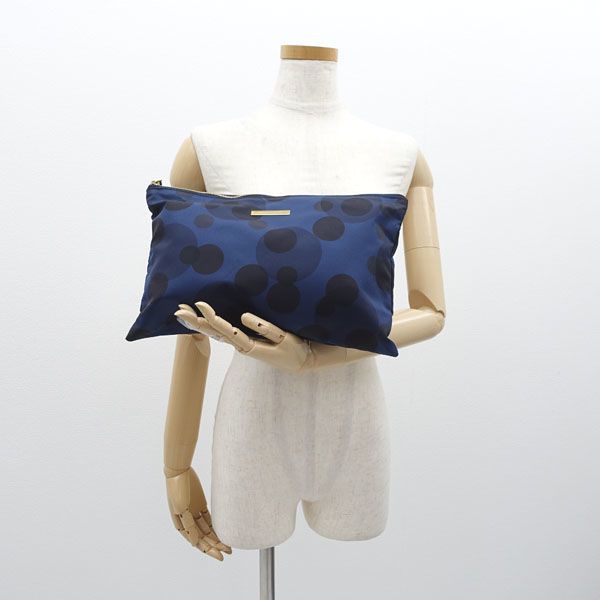 STELLA McCARTNEY / ステラ マッカートニー ■クラッチバッグ　ポーチ　ネイビー　ナイロン ブランド【バッグ】 【中古】 STELLA McCARTNEY / ステラ マッカートニー □クラッチバッグ ポーチ