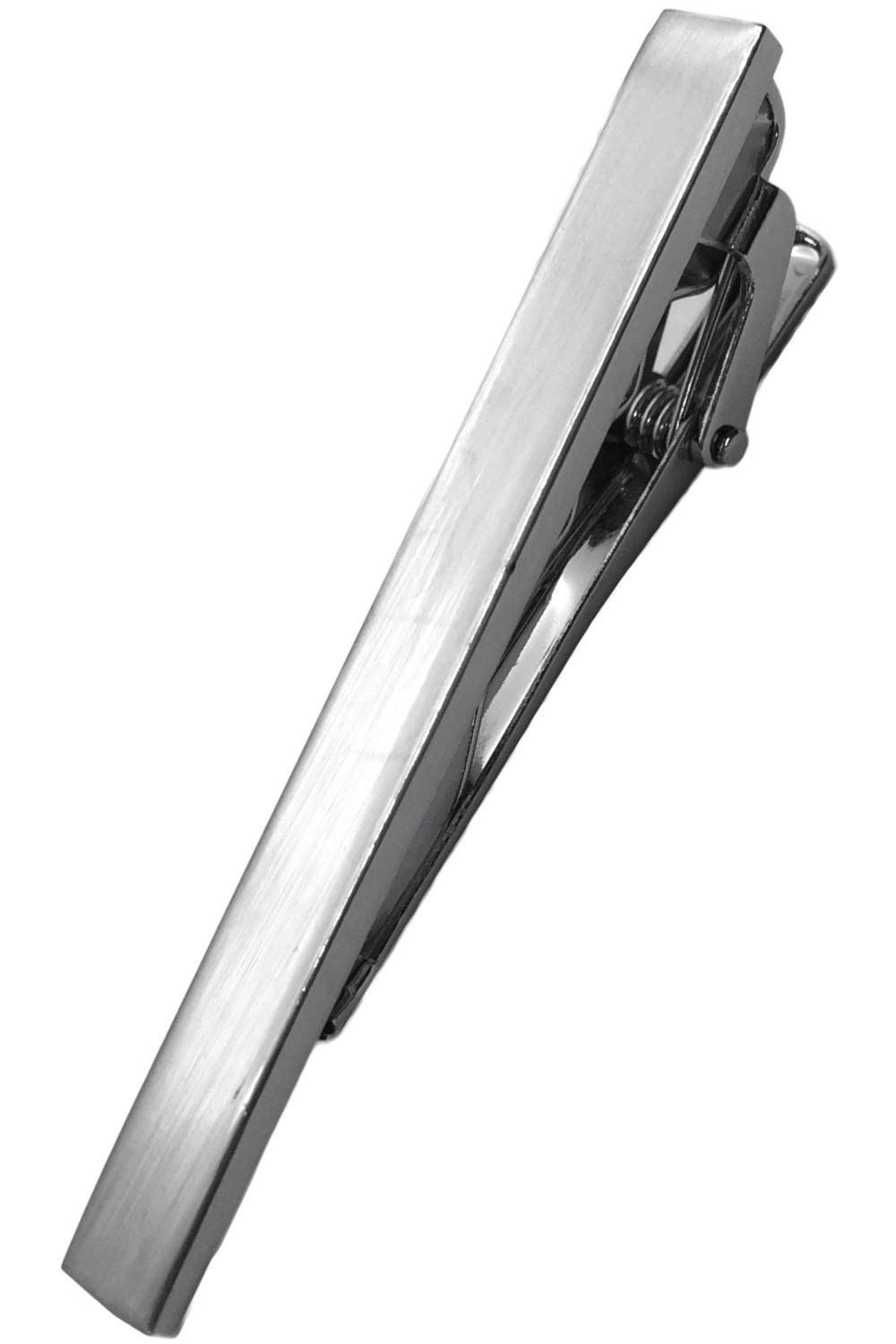 【数量限定】ビジネス・日常使いに最適 無地デザインの自然な存在感 タイピン シルバー シンプル ネクタイピン