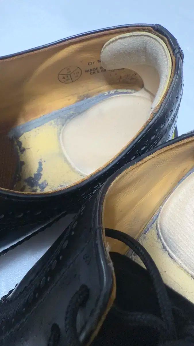  DR MARTENS ドクターマーチン 光沢ウィングチップ クラシック シューズ uk 9 280 size ローファー ブーツ 革靴