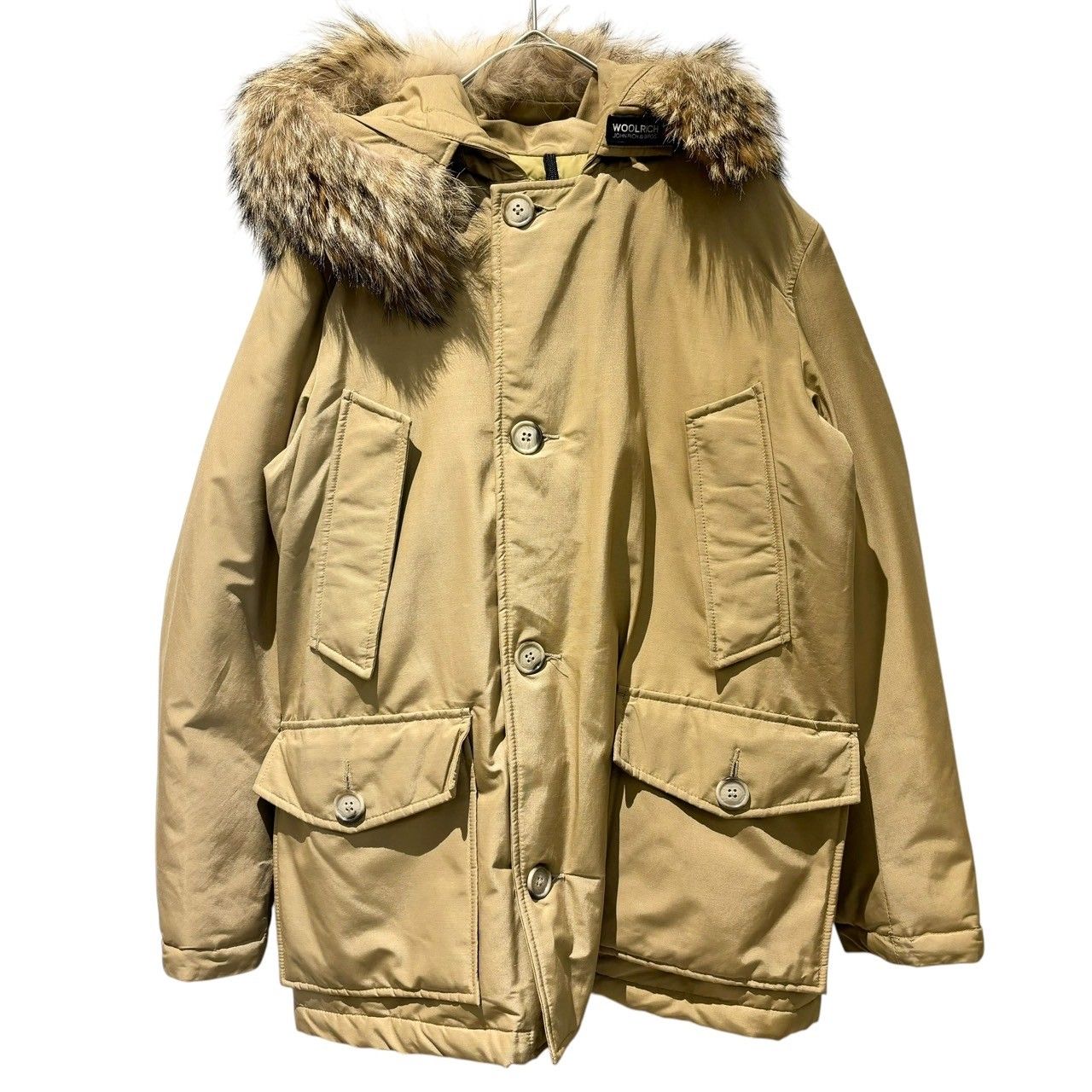 Woolrich (ウールリッチ) 1202039 ARCTIC PARKA ダウンジャケット レディース ベージュ XS - メルカリ