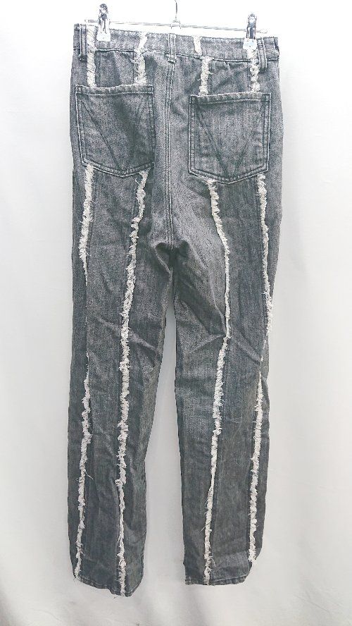 VIAVANDA ワイドジーンズ サイズM ブラック レディース E 1406050053024