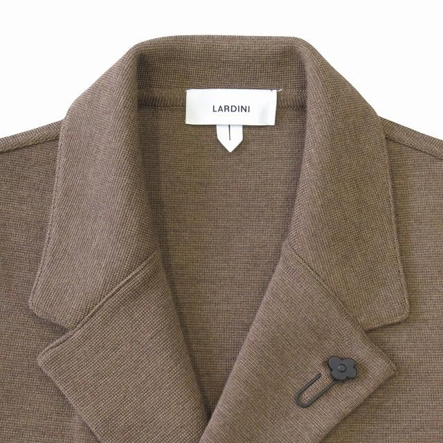 極美品 24AW ラルディーニ LARDINI ダブルブレスト ニット テーラード