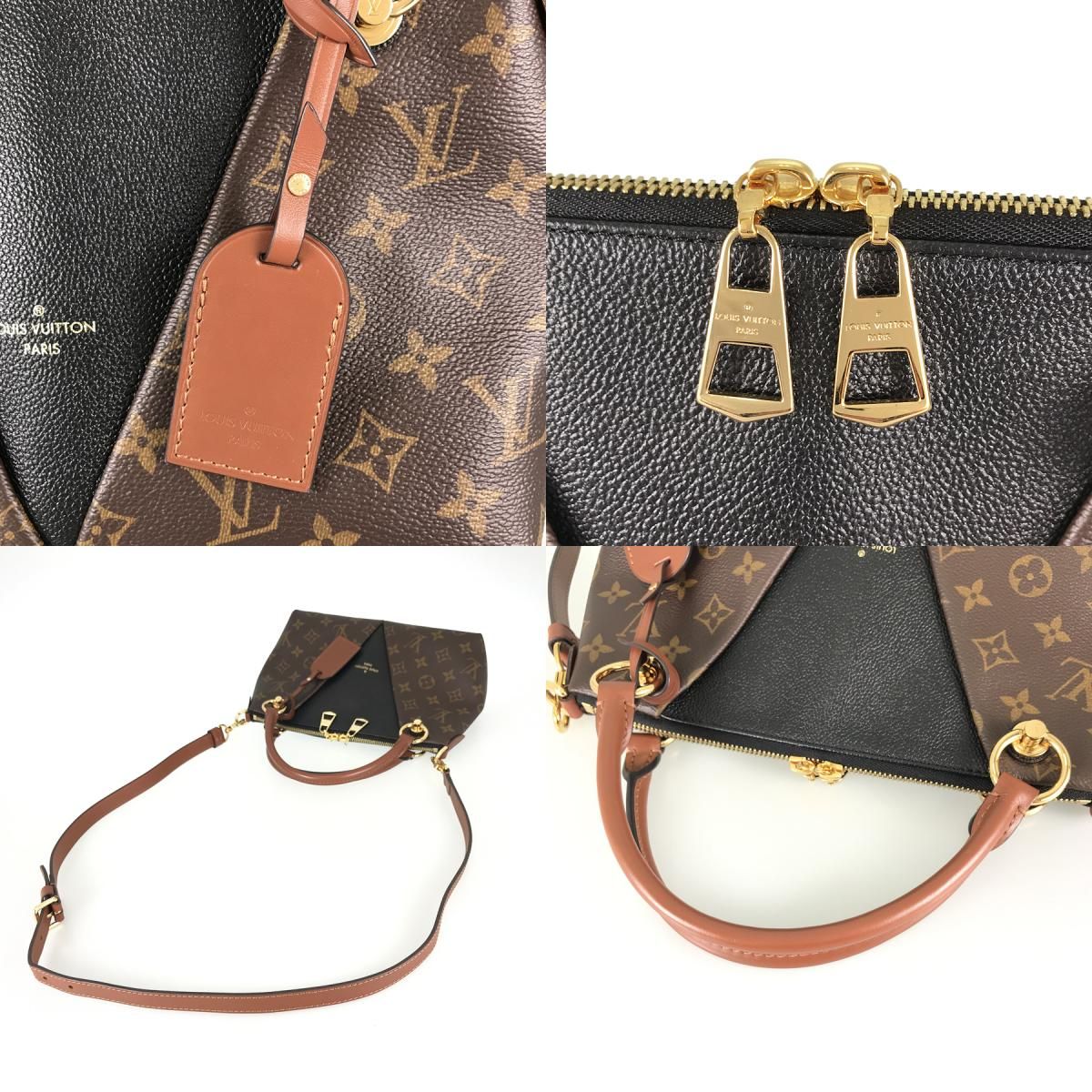 ルイ・ヴィトン LOUIS VUITTON モノグラム Vトート BB M43976 PVC ハンドバッグ ftj【中古】