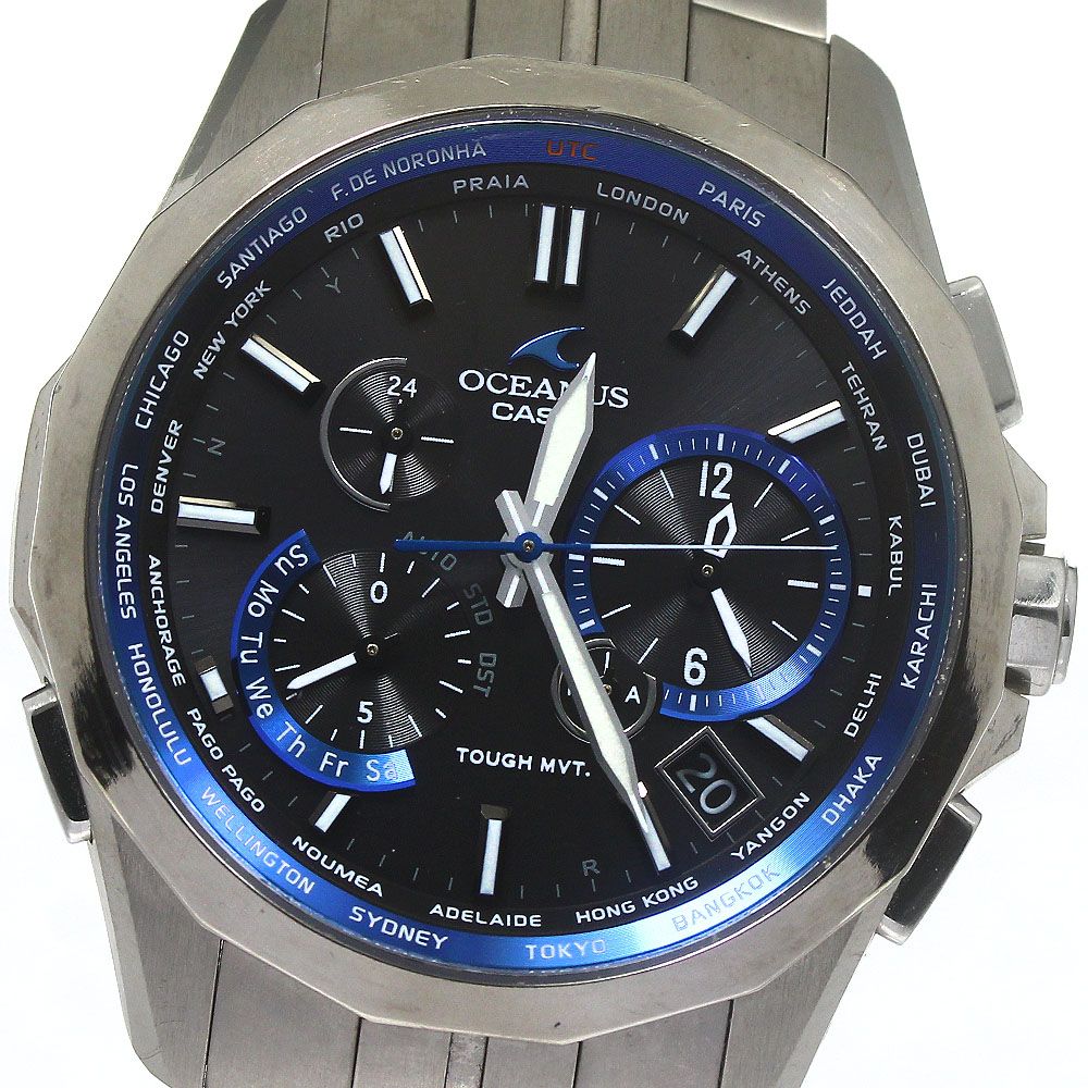 カシオ CASIO OCW-S2400-1AJF オシアナス マンタ ソーラー電波 メンズ_