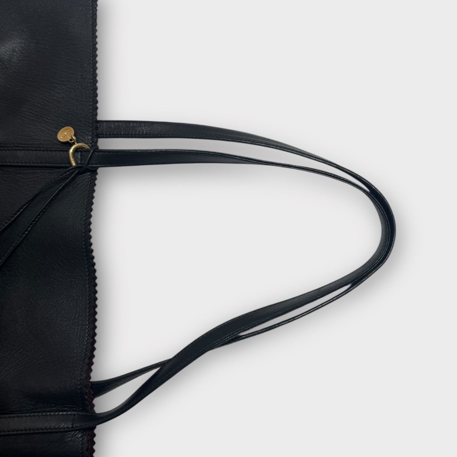 美品！LOEWE ロエベ アナグラム パンチングロゴ フリンジ トート