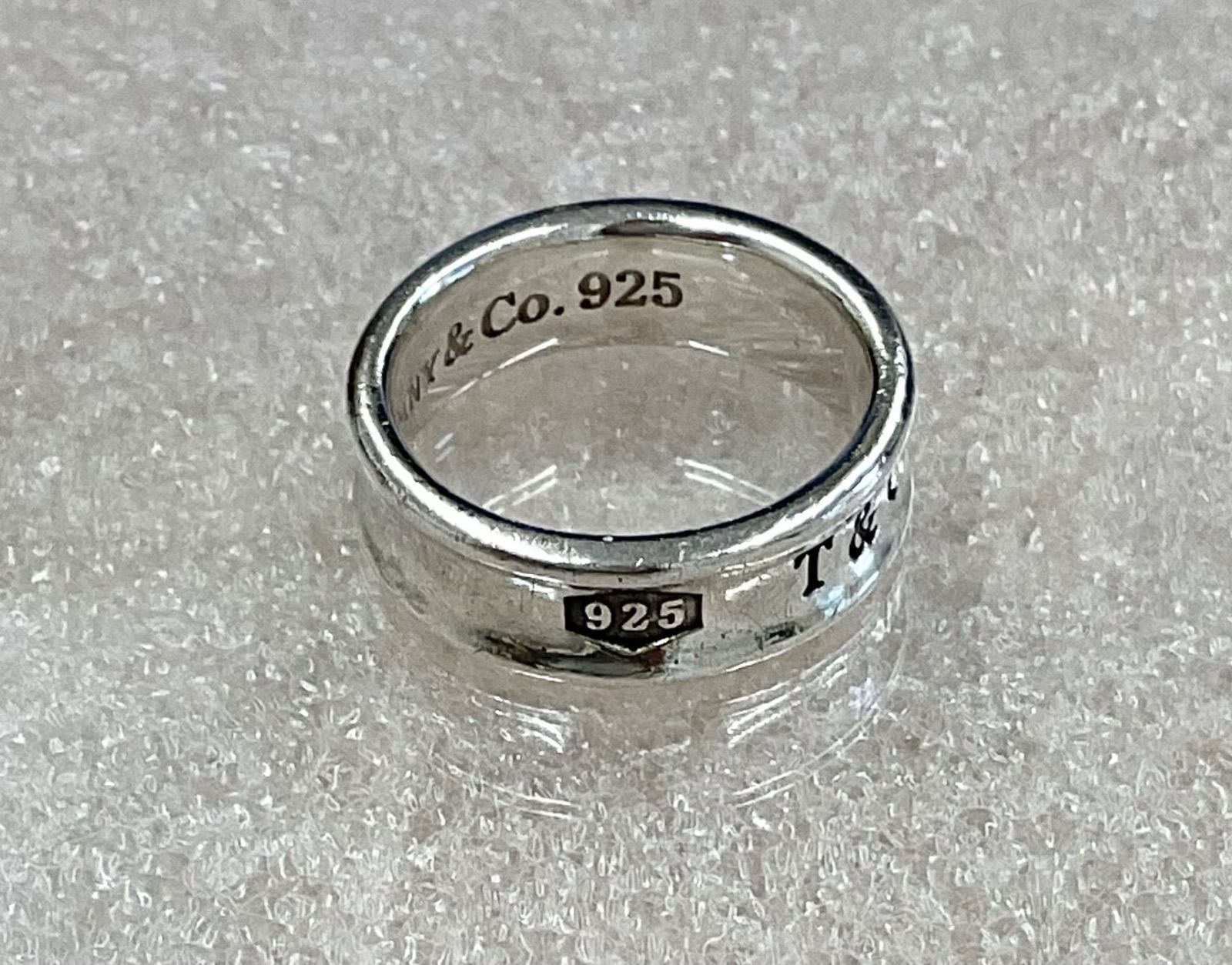 Tiffany &Co.ティファニー 1837 ナローリング 15号 シルバー 925