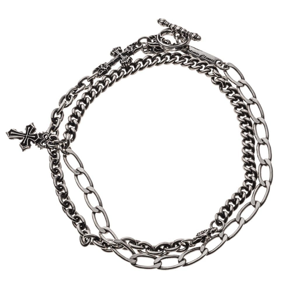 クロスミックスTバーダブルブレスレット アルテミスクラシック シルバー ジュエリーブランド