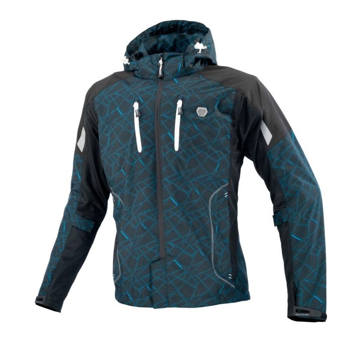 5営業日で発送 コミネ Komine JK-1123 P HALF MESH PARKA GENRI C.BK M 07-1123 クラッシュブラック サイズ M