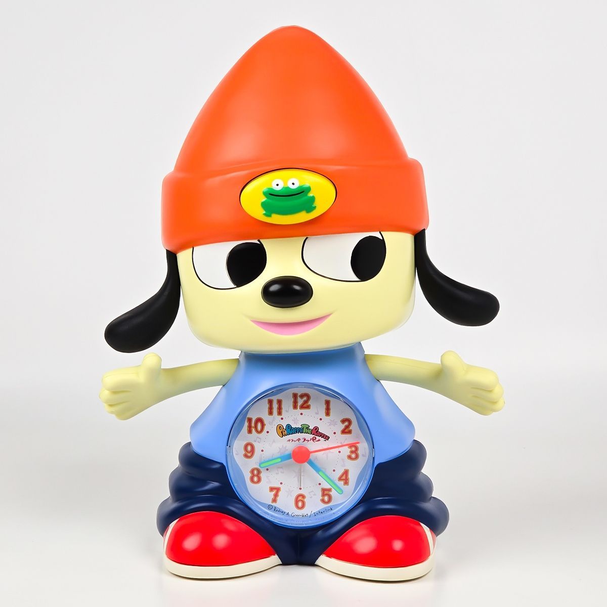 パラッパラッパー　音声目覚まし時計　激レア　使用感なし　230 400 150 リズム時計工業 '99 パラッパラッパー ボイスクロック 目覚まし