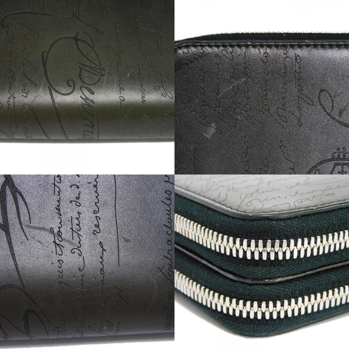 Berluti ベルルッティ タリ スクリットレザー ロングジップウォレット 