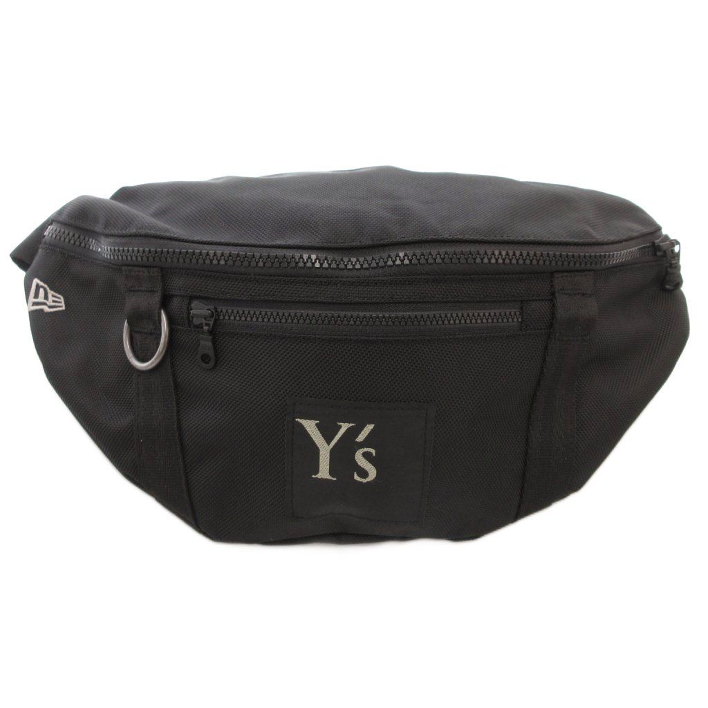 ワイズ Y s ヨウジヤマモト ニューエラ WAIST BAG ボディバッグ ロゴ 黒 ブラック |AE