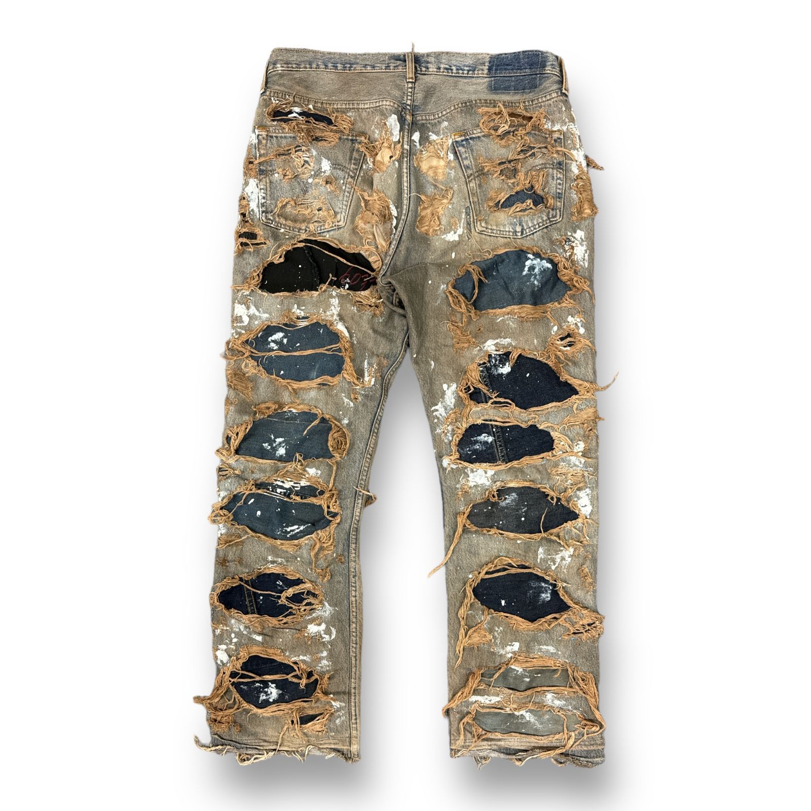 INNOCENCE NY リメイク クラッシュ デストロイデニム パンツ