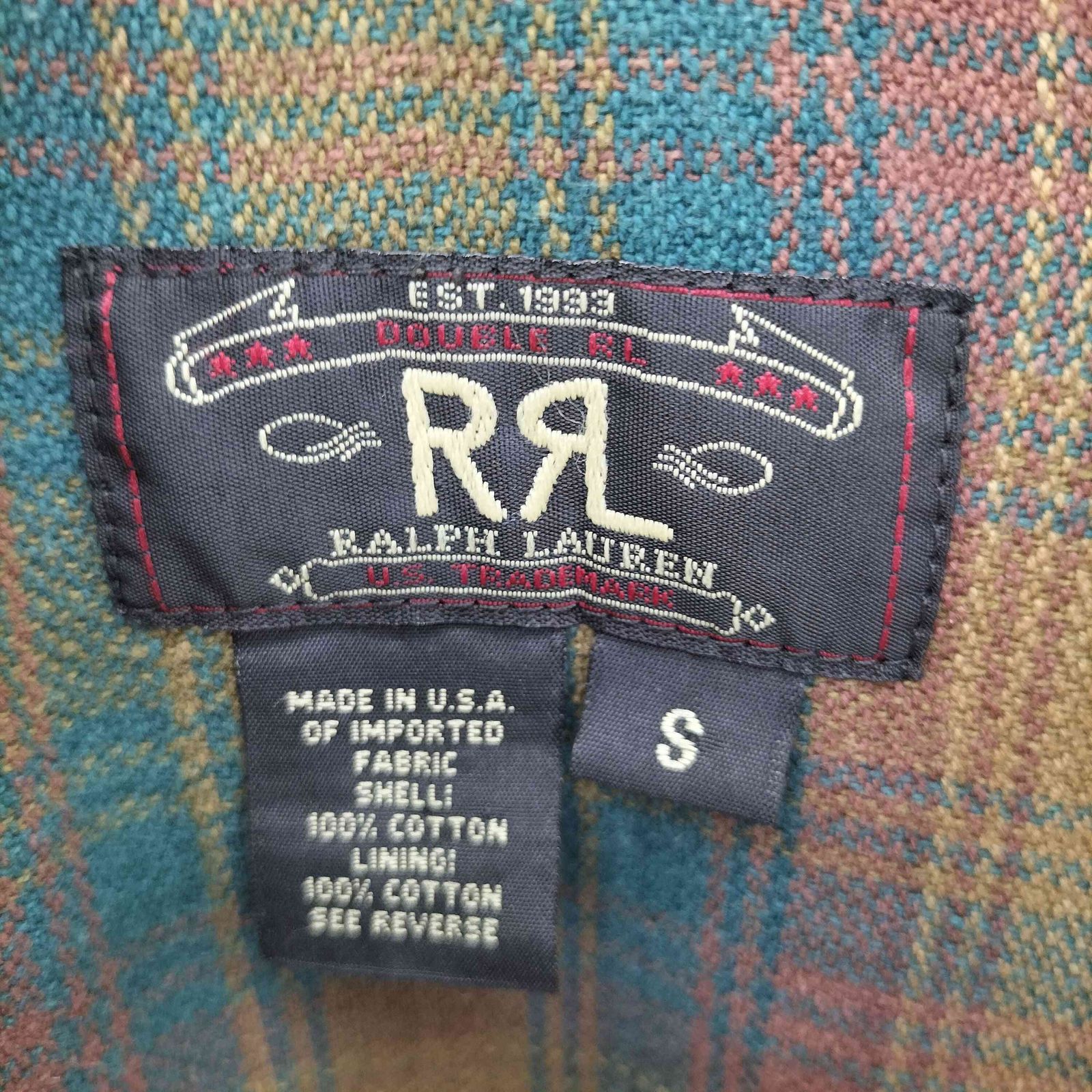 ダブルアールエルラルフローレン RRL RALPH LAUREN 90S 三ツ星 MADE IN