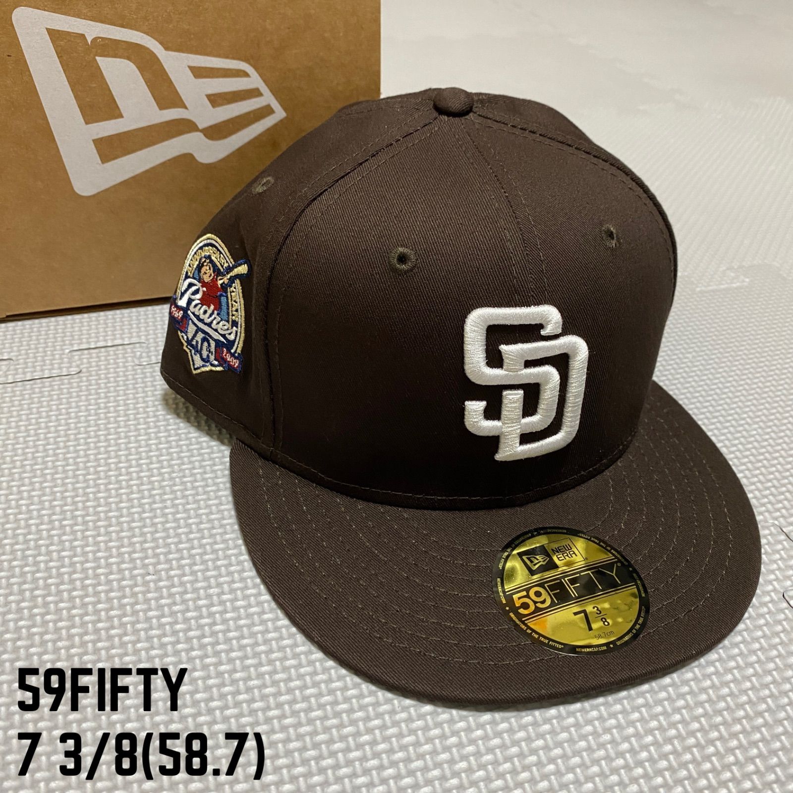 NEWERA》ニューエラ サンディエゴ パドレス 59FIFTY キャップ ブラウン