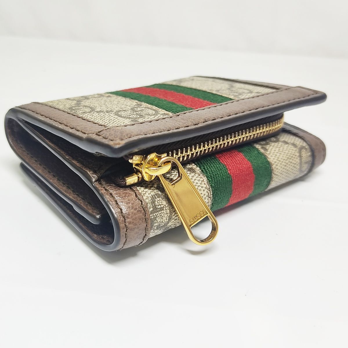 併売商品※◇中古状態良好◇GUCCI【グッチ】GGスプリーム 3つ折り