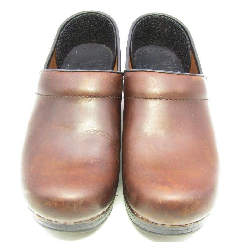 Dansko ダンスコ 37 サボ 206780202 Professional プロフェッショナル ウィメンズ レディース アンティークブラウンオイルド 35004877