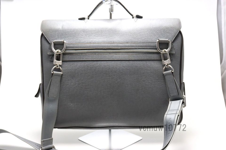 鑑定済・極美品 ルイヴィトン ヴァシリPM タイガ 2way ビジネスバッグ 希少美中古□LOUIS VUITTON タイガ ヴァシリPM レザー 2way