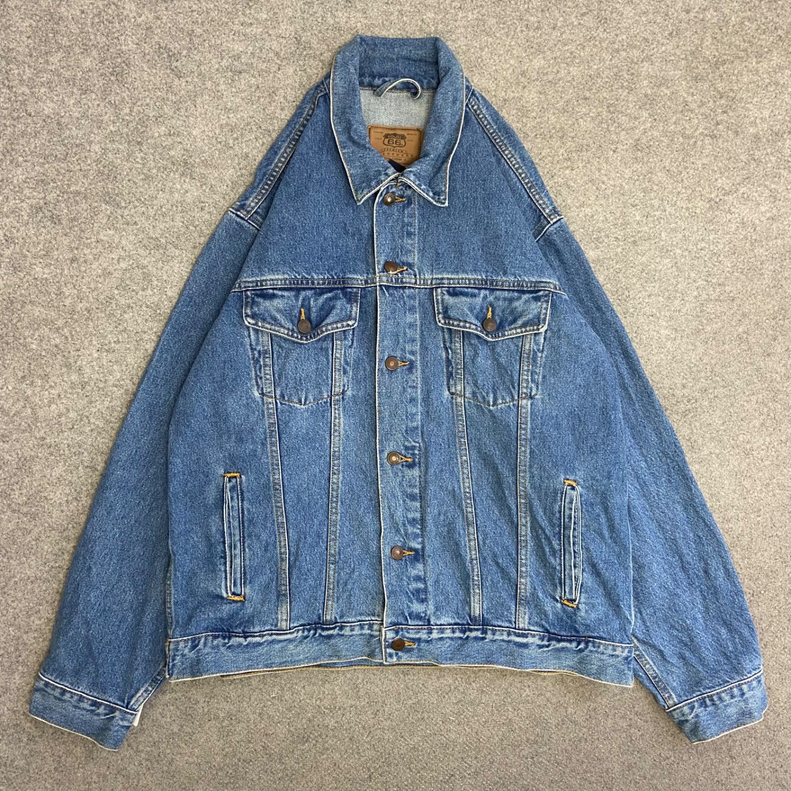K3206 ROUTE66 デニムジャケット オーバーサイズ 古着 - メルカリ K3206 ROUTE66 デニムジャケット オーバーサイズ 古着 - メルカリ