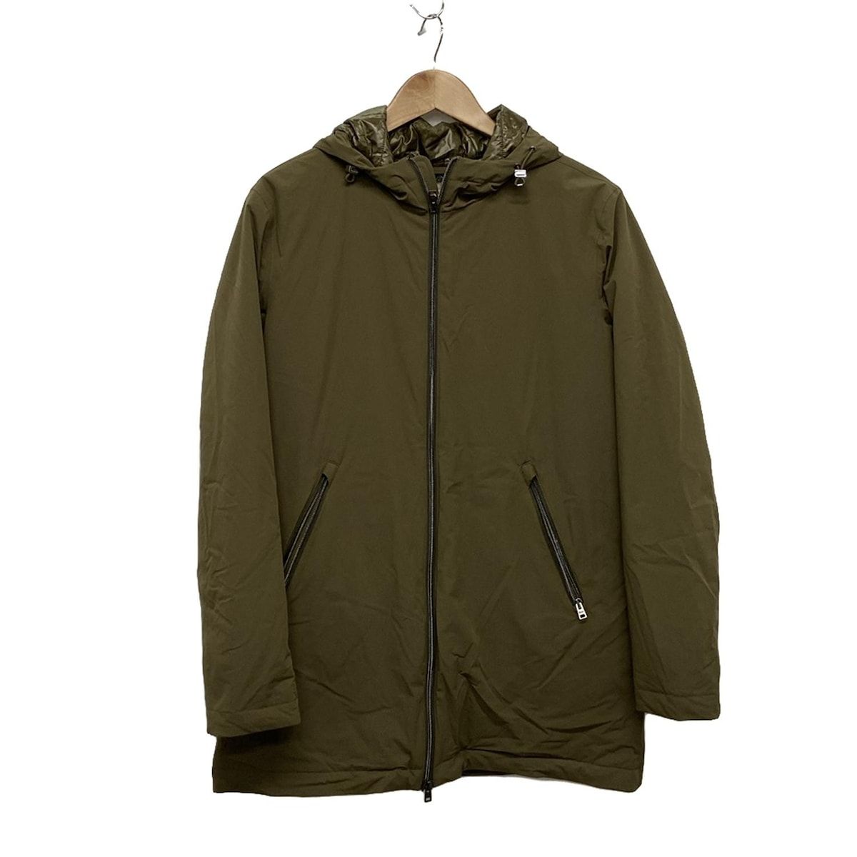 HERNO ヘルノ コート サイズ46 S メンズ - カーキ 長袖|中綿|冬