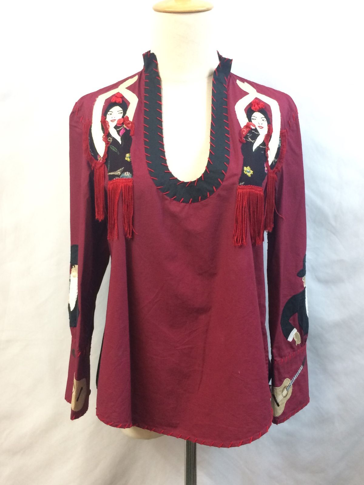 MOSCHINO モスキーノ フラメンコ ブラウス ヴィンテージ トップス