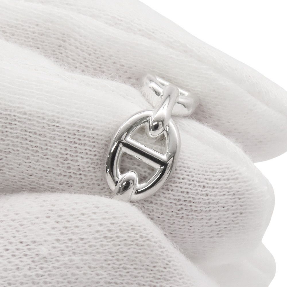 美品HERMESエルメス シルバーリングアンシェネPMサイズ51（11号）指輪 HERMESエルメス シルバーリングアンシェネPMサイズ51（11号）指輪