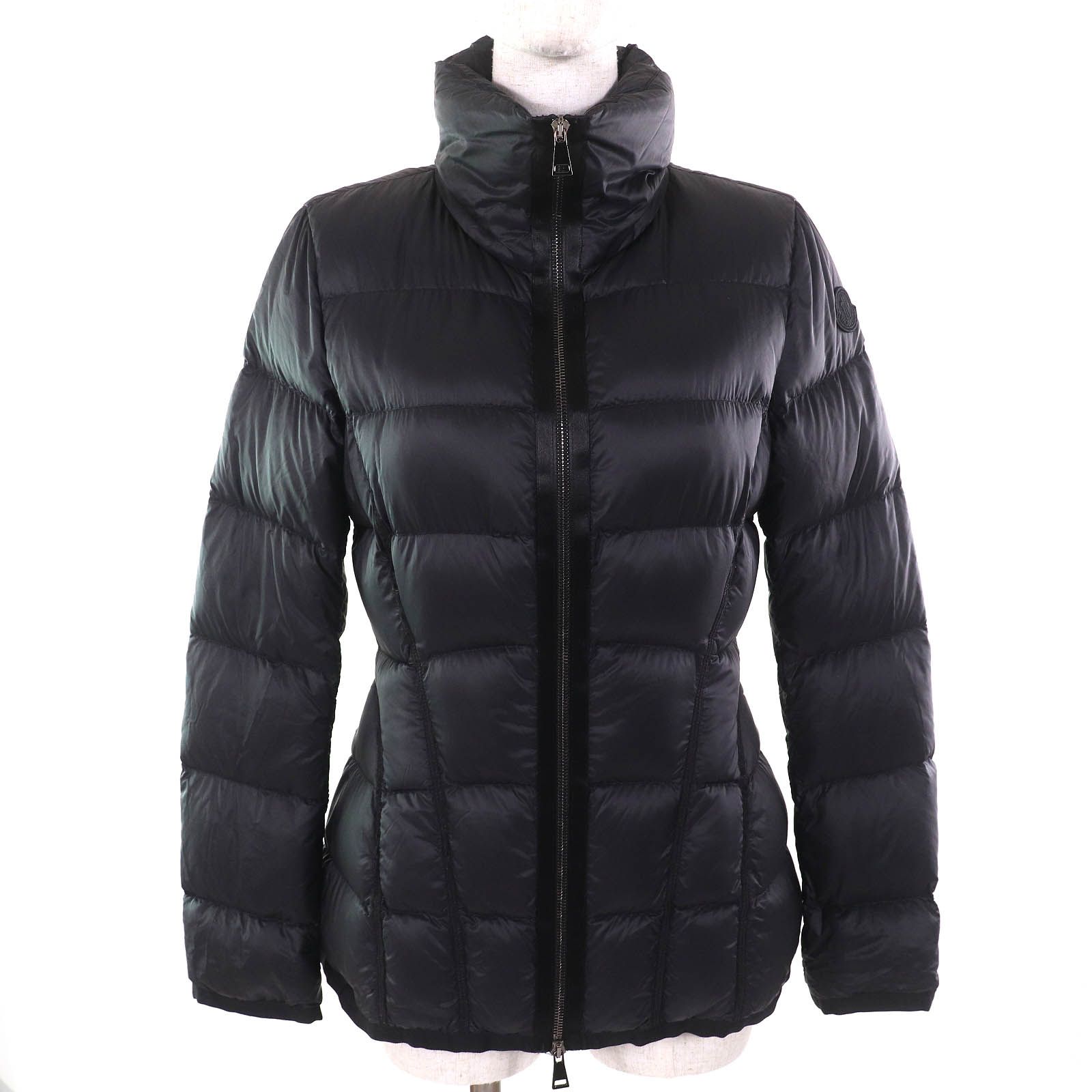 美品★モンクレール・ワッペン フード付 ロゴ総柄 ナイロンジャケット(SM相当) 美品△MONCLER モンクレール 21SS BELLARDIE ベラルディ ロゴ