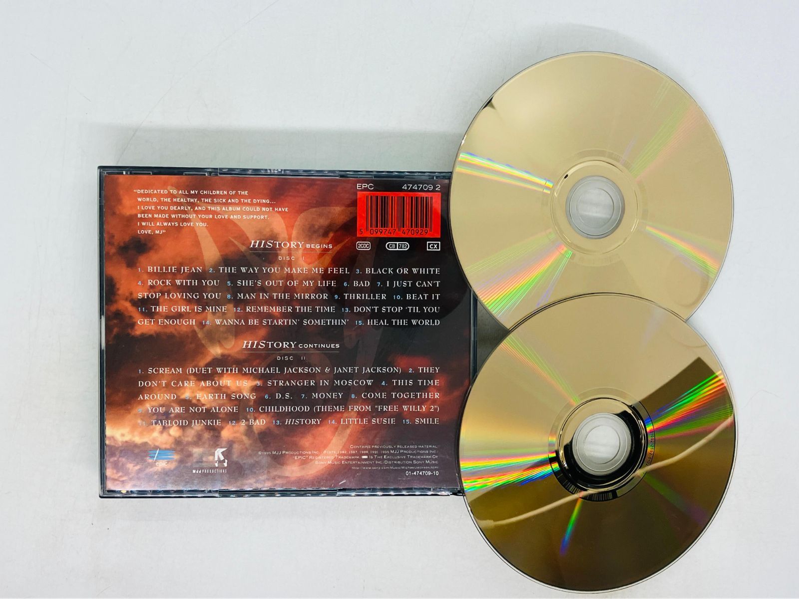 GOLD2CD MICHAEL JACKSON HISTORY past present and future / マイケル