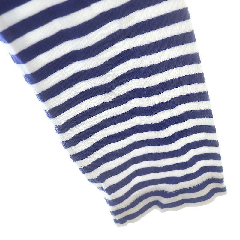 マディソンブルー ボートネック ワッペン付 ボーダー カットソー Tシャツ マディソンブルー MADISONBLUE ワッペン付き ボートネック