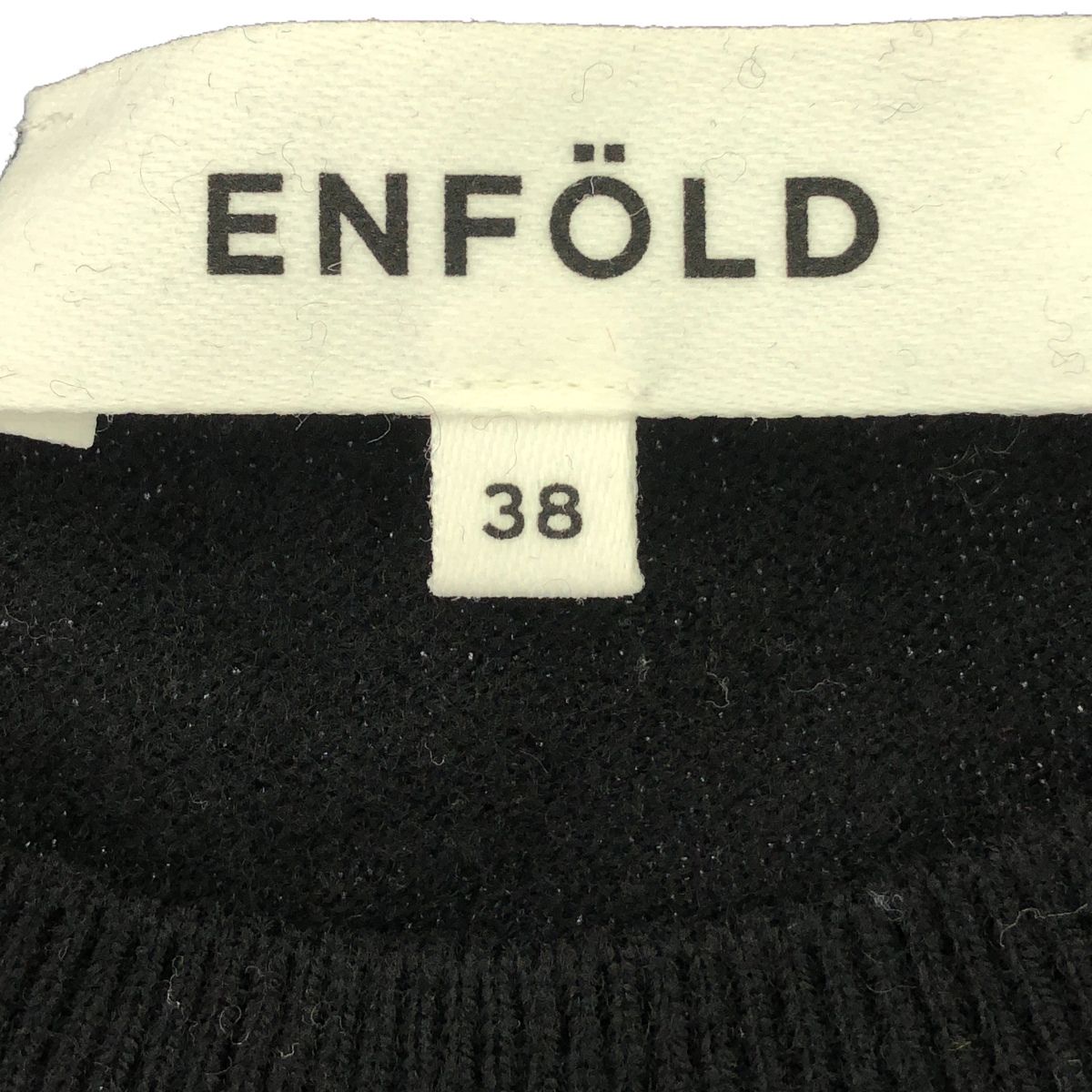 ENFOLD エンフォルド POINTカラーPULLOVERプルオーバーニット