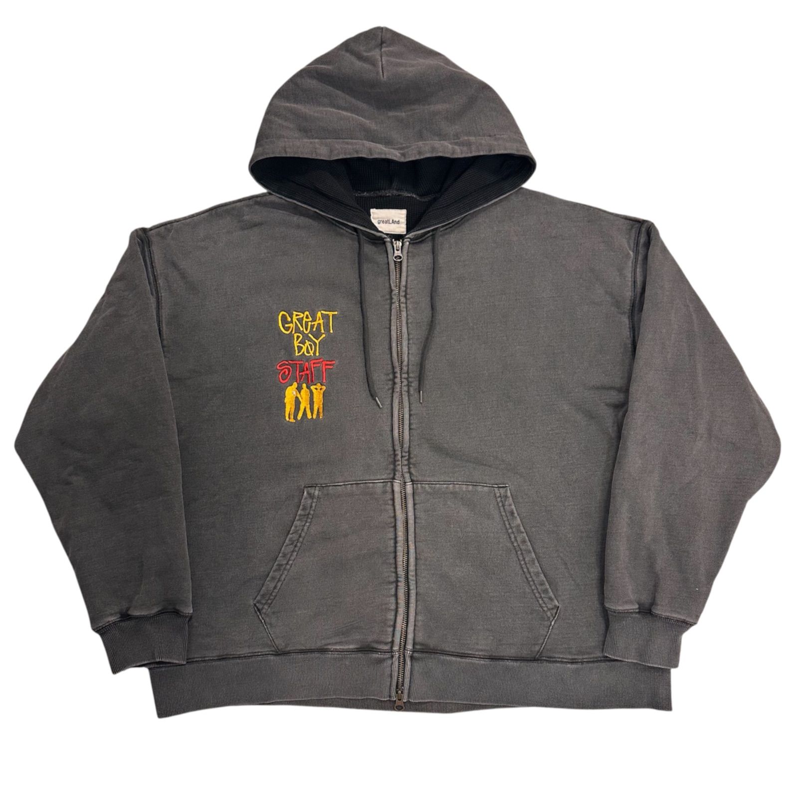 greatland オリジナル　フルジップパーカー　グレートランド　フェード 70】greatLAnd ORIGINAL GREAT BOY ZIP UP HOODIE グレート