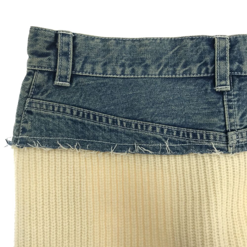 Sacai (サカイ) 20AW DENIM DOCCING SKIRT 20-05157 デニムドッキング  