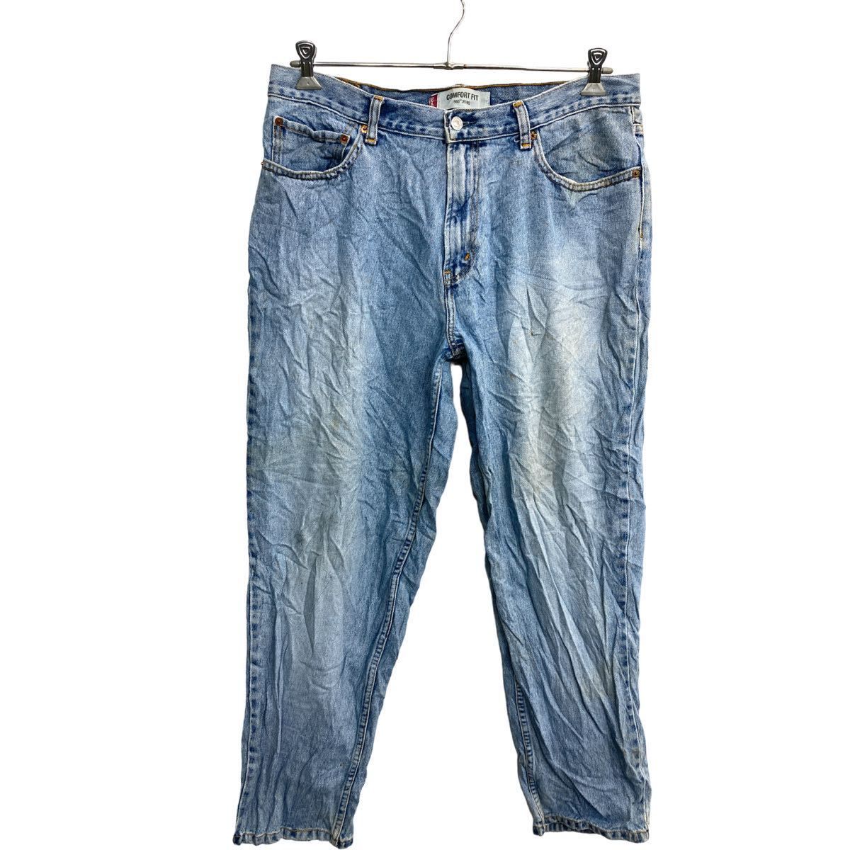 Levi's 560 デニムパンツ W36 リーバイス コンフォートフィット ビッグサイズ ライトブルー 古着卸 アメリカ仕入 2311-278