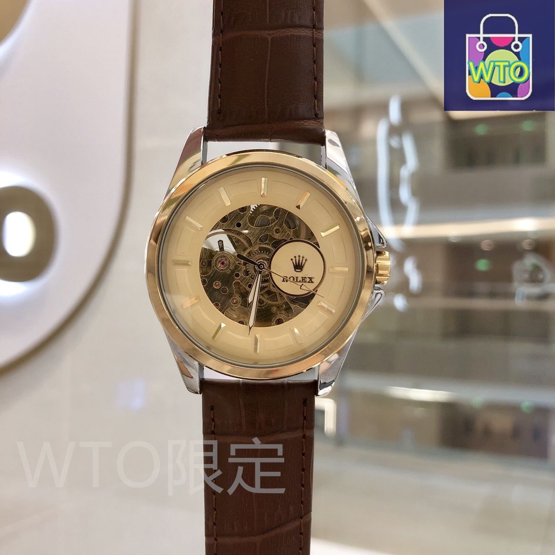 今日特価】ROLEX ロレックス メンズ レジャー 腕時計（透かし