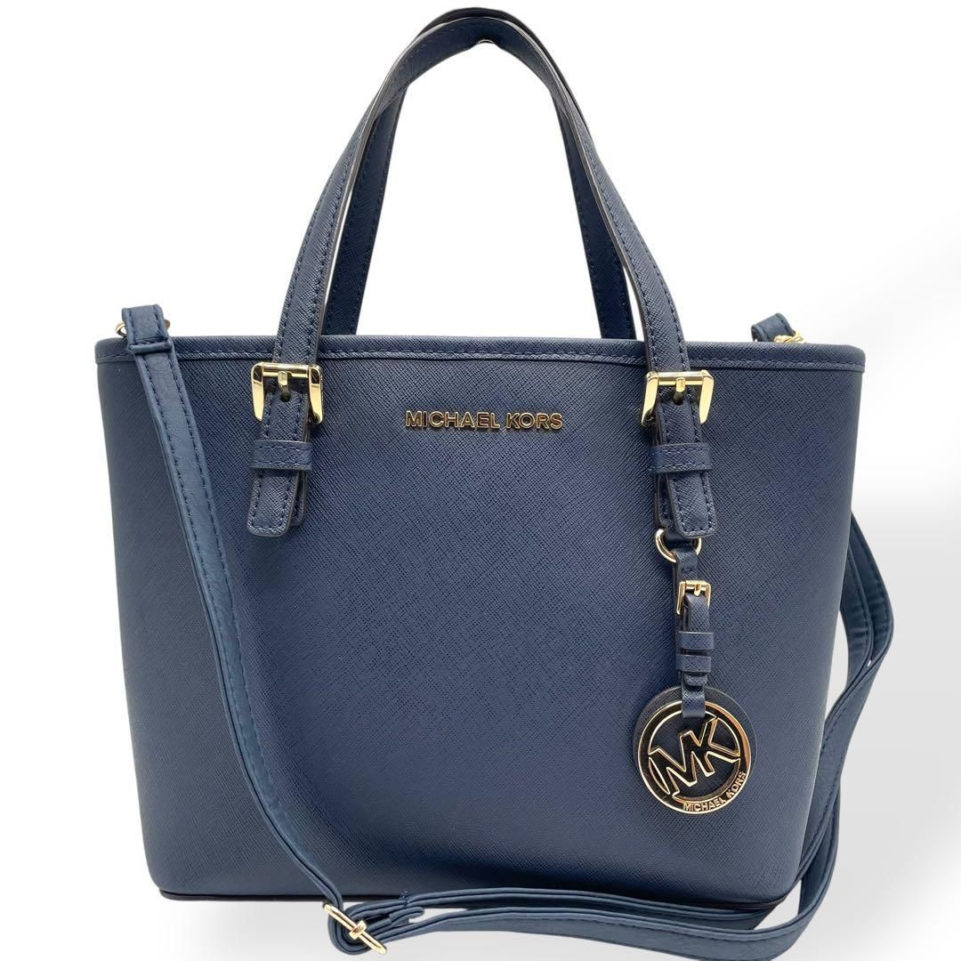 未使用級 MICHAEL KORS 2way ハンドバッグ JET SET - メルカリ