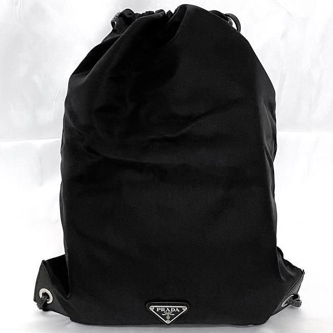 PRADA ナップサック PRADA 【中古】PRADA ナップサック リュック 巾着 ナイロン