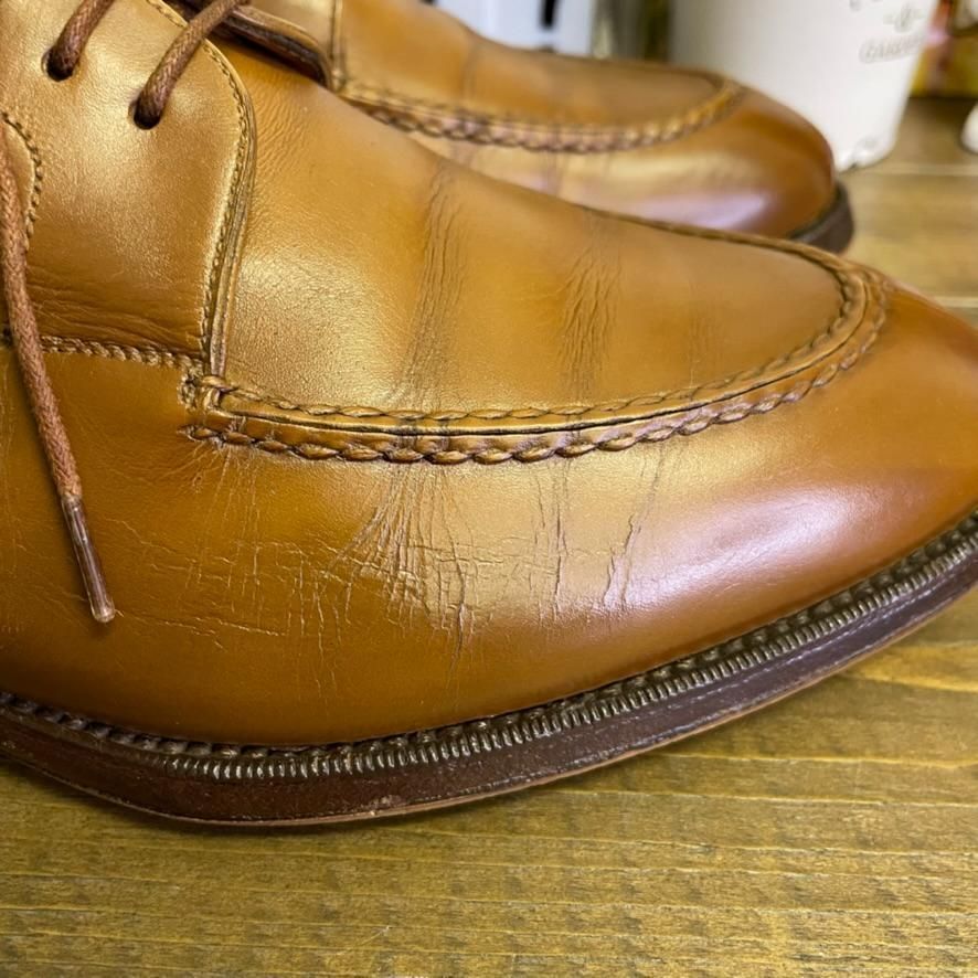 良品 Santoni サントーニ 5.5 Uチップシューズ スプリットトゥ
