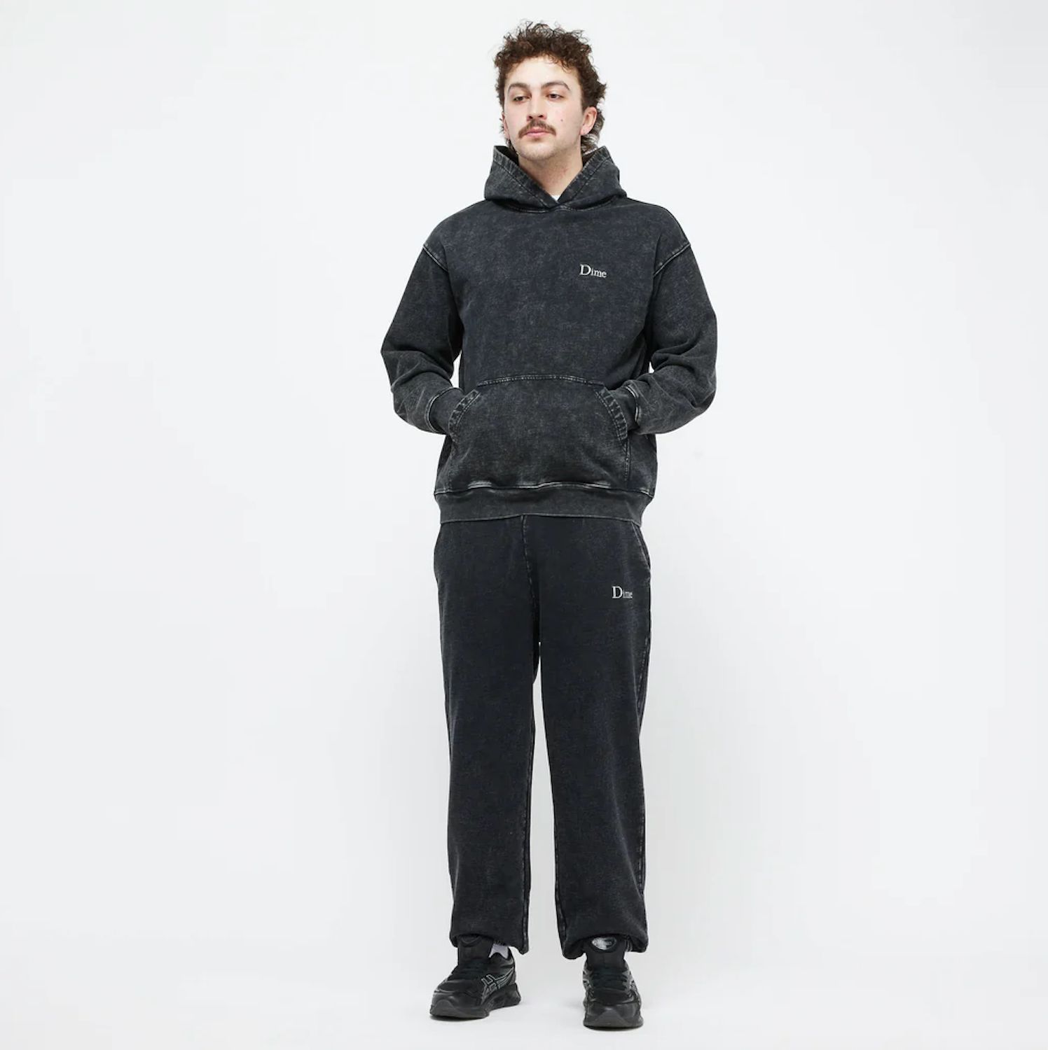 Dime ダイム Classic French Terry Sweatpants ⁄ Faded Black