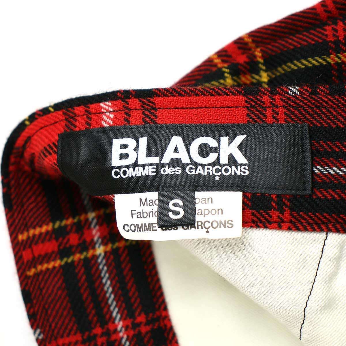 BLACK COMME des GARCONS タータンチェックプリーツスカート