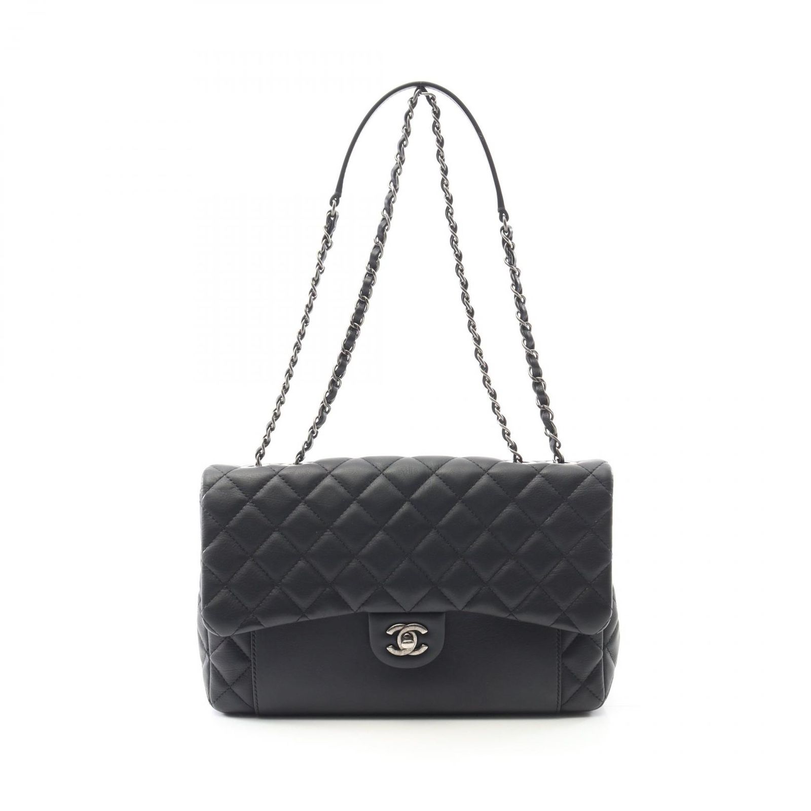 シャネル マトラッセ ショルダーバッグ CHANEL マトラッセ レターフラップ シングル チェーンバッグ