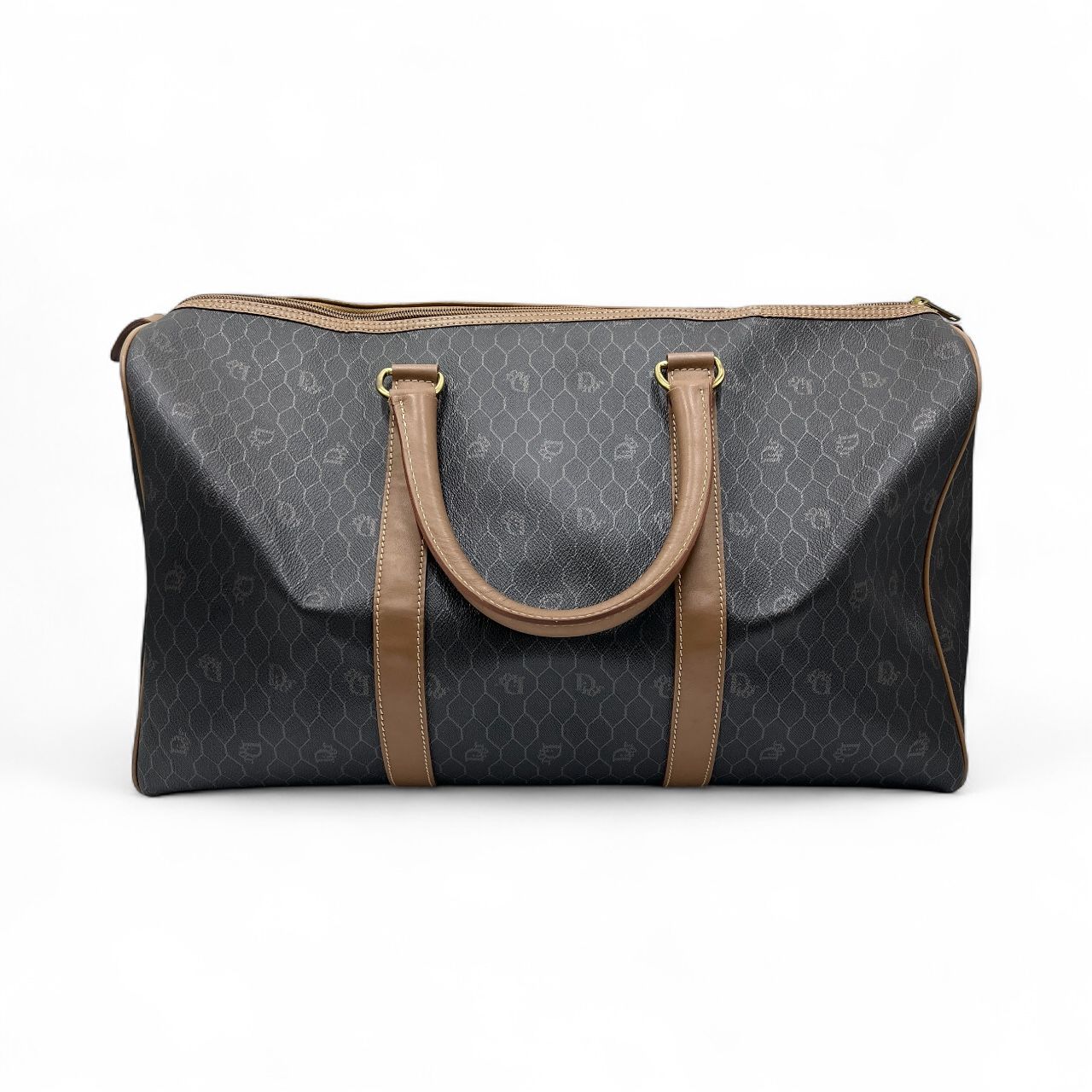 □Christian Dior ディオール ボストンバッグ ハニカム柄 Christian Dior ディオール ボストンバッグ ハニカム柄 中古