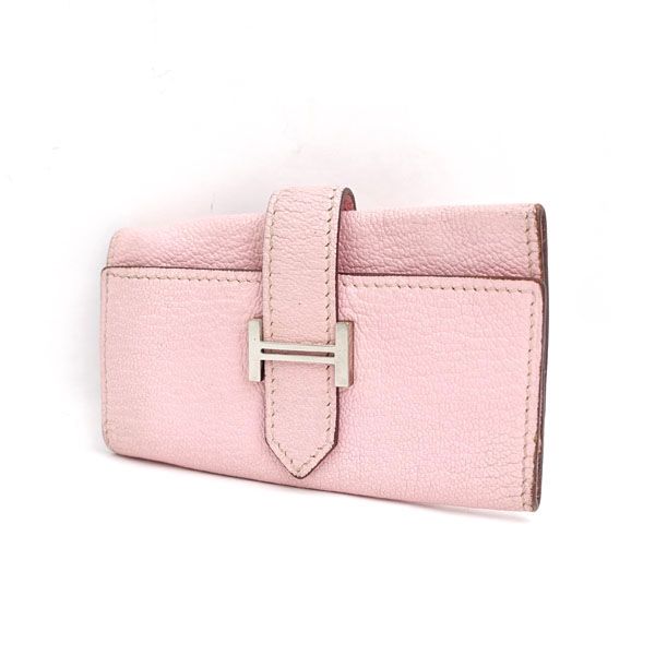 HERMES / エルメス ◆4連キーケース ベアン ピンク シルバー金具 T刻印 【KEY/キー/鍵】 ブランド【】