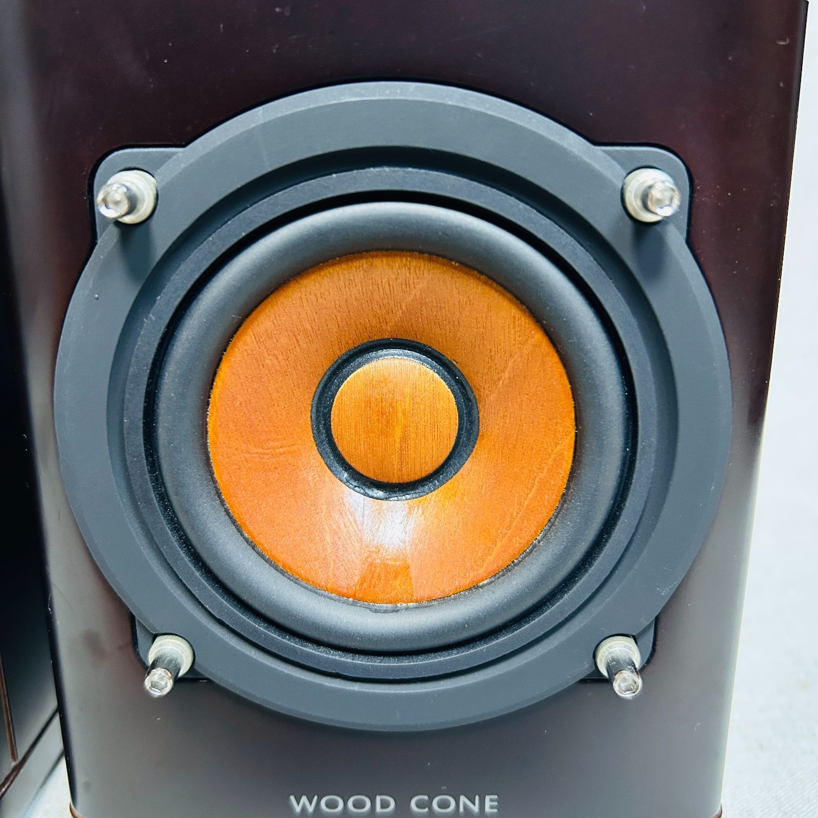 お早めにどうぞ！！ Victor SP-EXS1000 ウッドコーン 防磁形 1ウェイ バスレフ型 ペアスピーカー 30W 4Ω シリアル一致