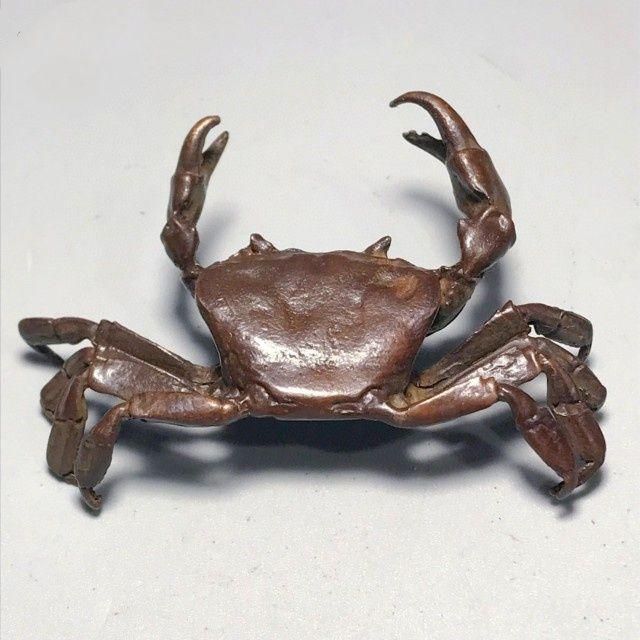 銅 細工 茶道具 香道具 蓋置 置物 カニ 銅製 - メルカリ
