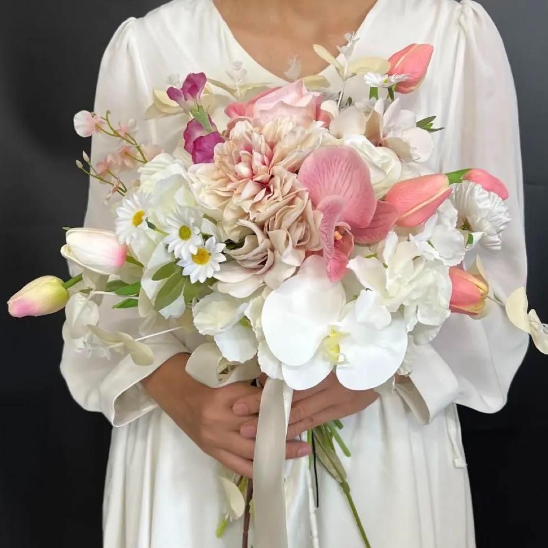 ショップ 2点セット 高級 アーティフィシャルフラワーブーケ