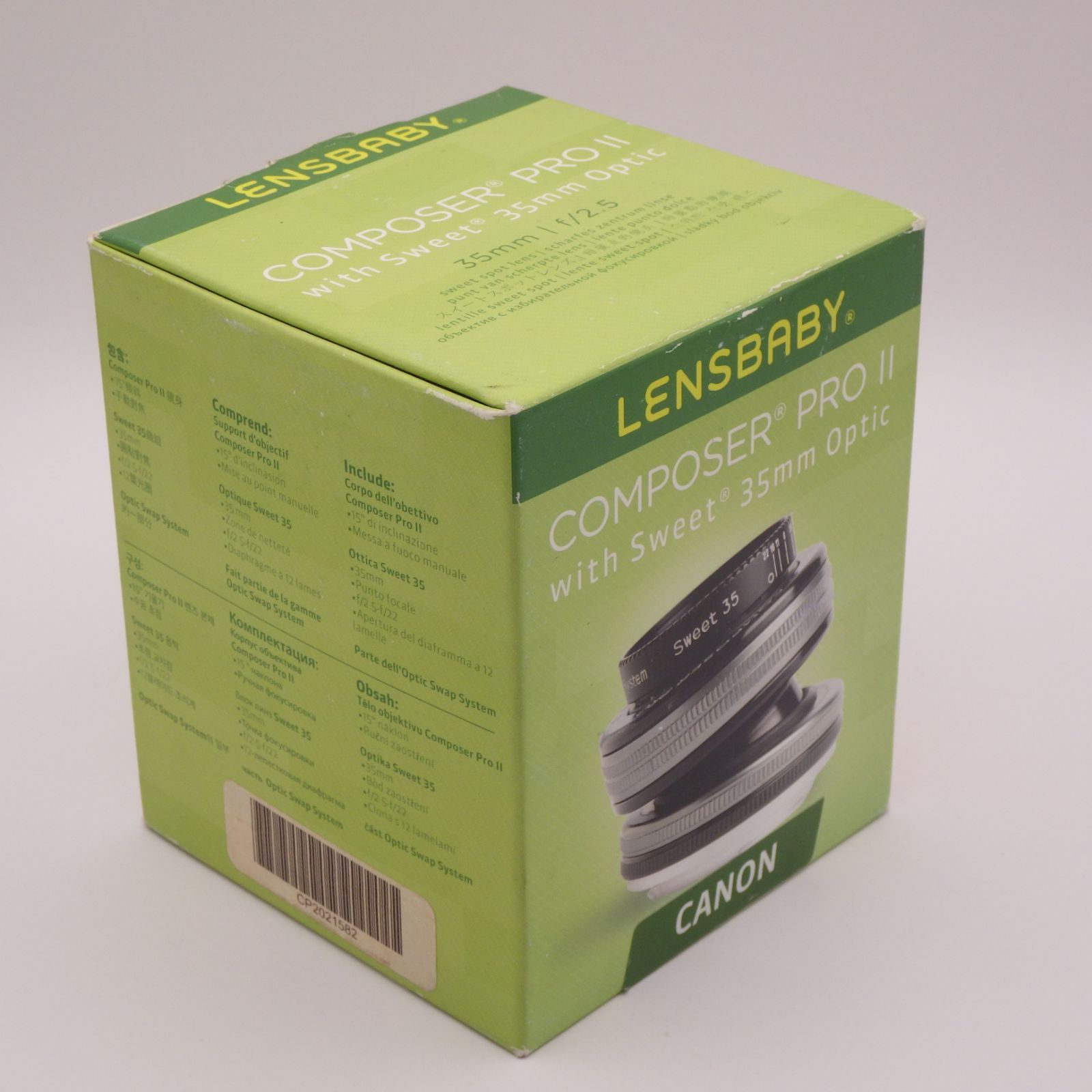 LENSBABY レンズベビー コンポーザープロII スウィート35 キヤノンEFマウント アウトレット品 W0081F