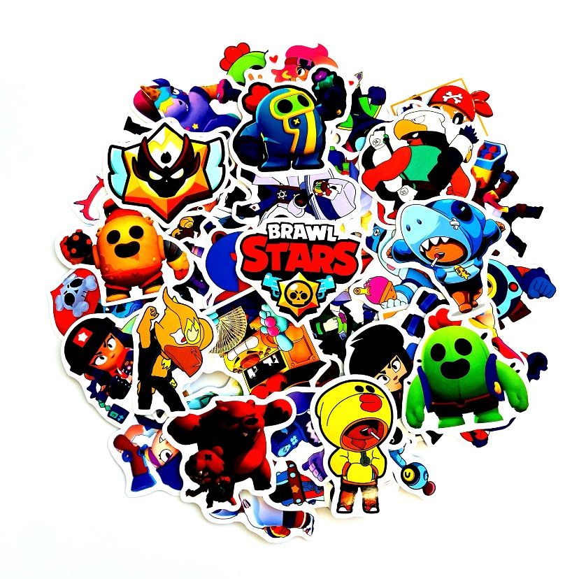 Brawl Stars ステッカー、グッズセット ブロスタ Brawl Stars ステッカーセット 55枚 新品未開封 A111 - メルカリ
