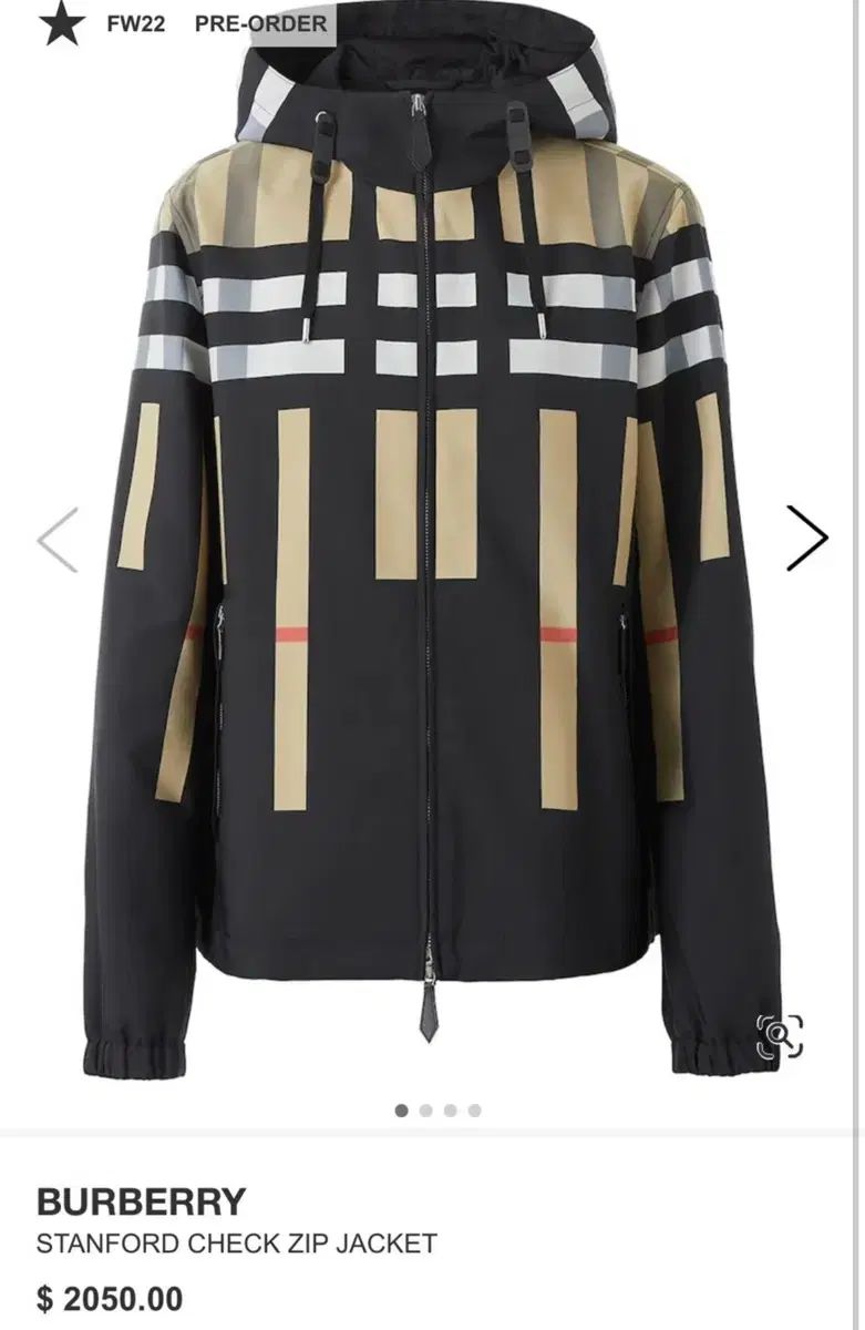 BURBERRY バーバリー マルチ チェック スタンフォード メンズフード付きジャケット 黒 8054473 クローゼットの片付け