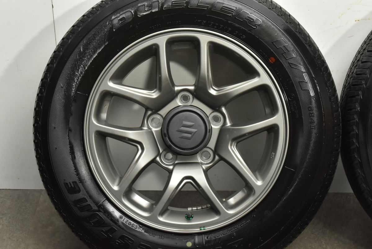 【ホットアイテム】 スズキ JB64 ジムニー 純正 16in 5.5J 22 PCD139.7 ブリヂストン デューラーH T 684II 175 80R16 AZオフロード 流用