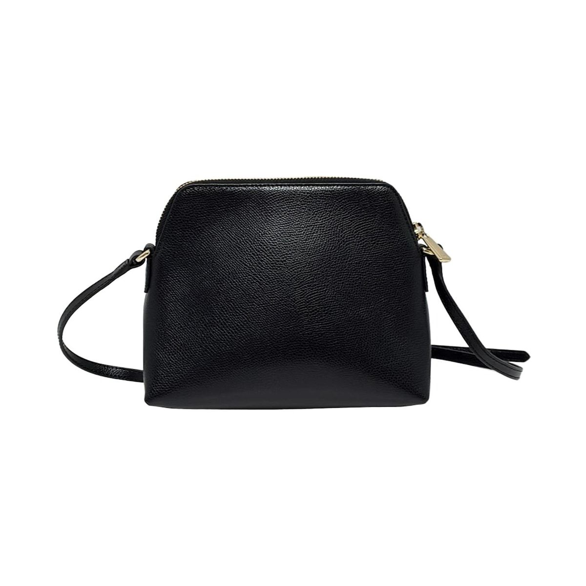 FURLA ブラックレザー ミニショルダーバッグ フルラ FURLA ショルダーバッグ ミアステラ ミニバッグ ブラック