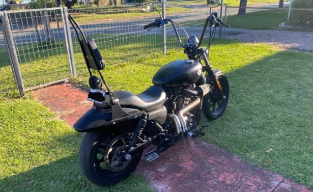 パッド付き 振れ止め リア 乗客 シーシーバー 背もたれ 取り外し パッセンジャーシシーバー バックレスト ハーレー用 スポーツスター XL バイク 883 1200 2004-2025 HDBUBALUS 用 ブラック